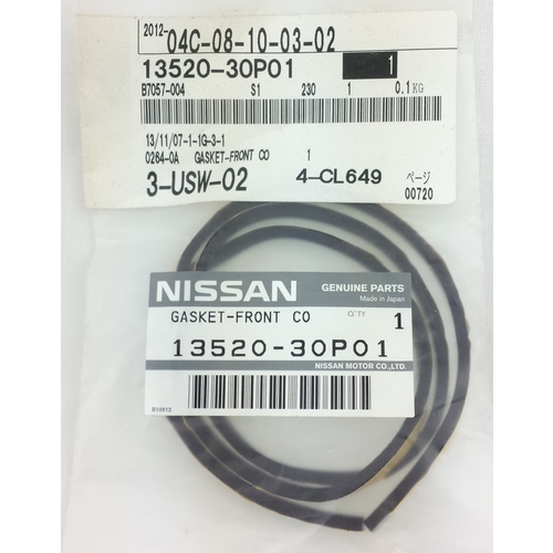 Genuine Nissan OEM 300ZX  Z32 Front Timing Belt Cover Foam Seals 90-93 13520-30P01, 30P00