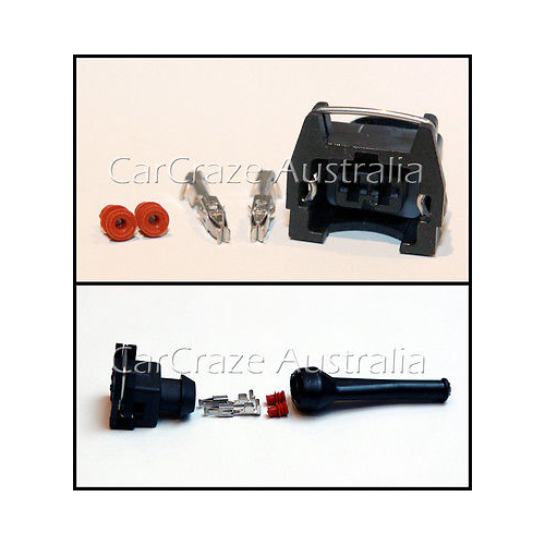  Bosch 2pin connector replacement kit (8X) for Nissan Z32 Porsche BMW Audi Merc
