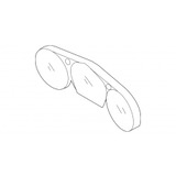 Nissan OEM Gauge Cluster Lens Cover - Nissan 350Z 03-08 Z33