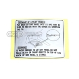 Nissan OEM 300ZX T-Top Bag Label - Z32