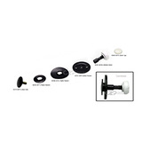 Nissan OEM Complete Window Upper Slider & Bolt Kit, Window Rattle & Leak Fix  - Nissan 300ZX Z32
