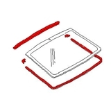 Nissan OEM Rear Hatch Window Molding Seal Kit - Nissan 300ZX 90-96 Z32