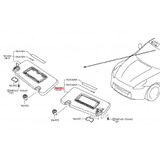 Nissan OEM Sun Visor, Coupe LH - Nissan 370Z 09+ Z34