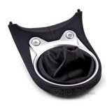 Nissan OEM Shifter Console Finisher with Boot, Sport Model Red Stitch - Nissan 370Z Z34