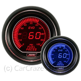 Prosport Evo Electrical Digital Fuel Pressure Gauge 52mm - Blue / Red 216EVOEFP