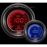Prosport Evo Electrical Oil Pressure Car Auto Gauge 52mm - Blue / Red EVOOP