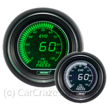 Prosport Evo Electrical Digital Fuel Pressure Gauge 52mm - White/Green 216EVOWGFP