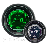 Prosport Evo Electrical Oil Temp Car Auto Gauge 52mm White/Green EVOWGOT