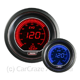 Prosport Evo Electrical Oil Temperature Temp Car 52mm - Blue / Red 216EVOOT