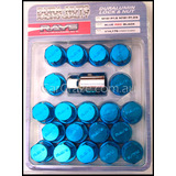 Rays Engineering Style Wheel Lug Dura Nuts 35mm M12 x 1.25 Blue