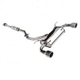 Invidia Q300 Rolled Stainless Steel CB Exhaust System - Steel Tips 13+ Scion FR-S / Subaru BRZ