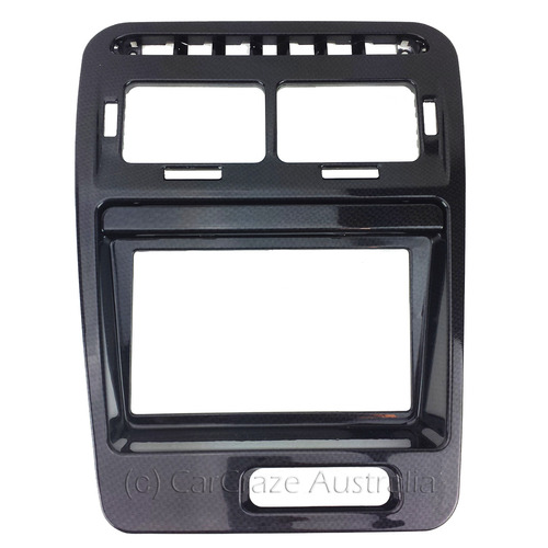 300ZX Z32 Double DIN Centre Console Radio Bezel Trim Carbon Fibre Hydrographic