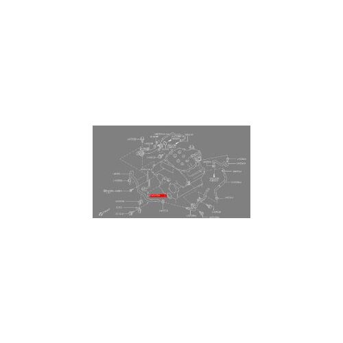 Upper bracket for VQ35DE front coolant crossover hose