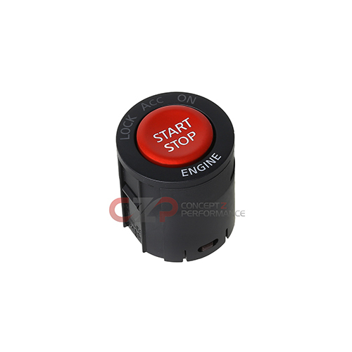 Nissan OEM Red GT-R Push Button Start Switch Assembly - Fits Nissan 370Z GT-R / G35 G37 Q40 Q60