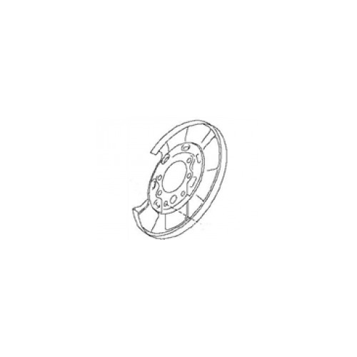 Plate Assy-back,rear Brake Rh