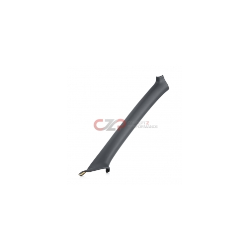 Nissan OEM 76911-33P00 A-Pillar Garnish Finisher Slicktop / Convertible RH, Black - Nissan 300ZX Z32