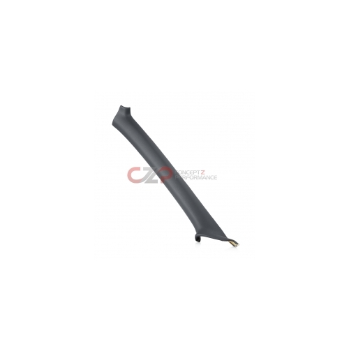 Nissan OEM 76912-33P00 A-Pillar Garnish Finisher Slicktop / Convertible LH, Black - Nissan 300ZX Z32
