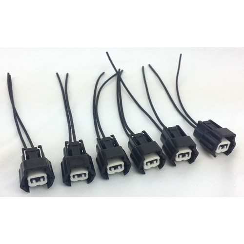 Injector Connector for 300ZX Z32 240sx 200zx silvia rb25det sr20 s13 r32 (x6)