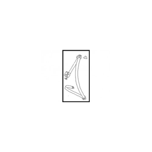 Belt Assy-tongue,rear Seat Rh