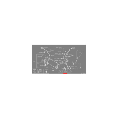 Infiniti OEM A/C High Pressure Line - Infiniti G35 V35