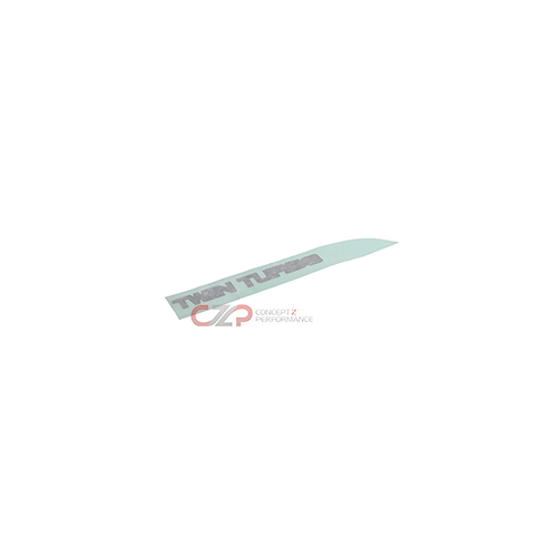 Nissan OEM Rear Spoiler "Twin Turbo" Decal - Nissan 300ZX  90-93 Twin Turbo TT Z32