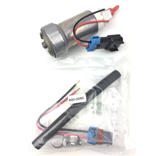 Walbro 485 Universal High Pressure Fuel Pump - Ethanol E85 450 LPH F90000267 w/ Install Kit