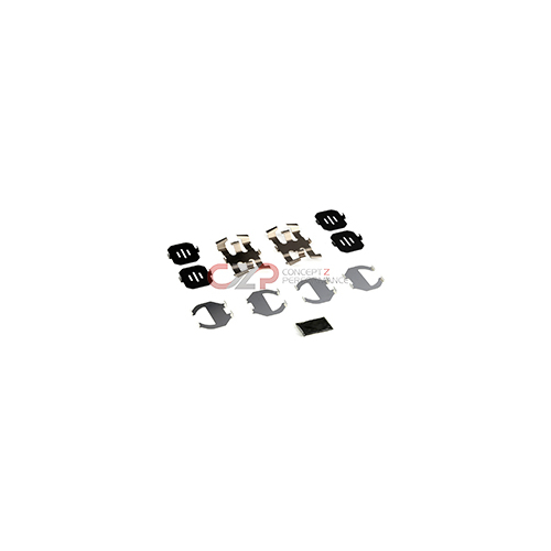 Nissan OEM 370Z Caliper Brake Pad Hardware Shim Kit, Rear Akebono Sport Z34