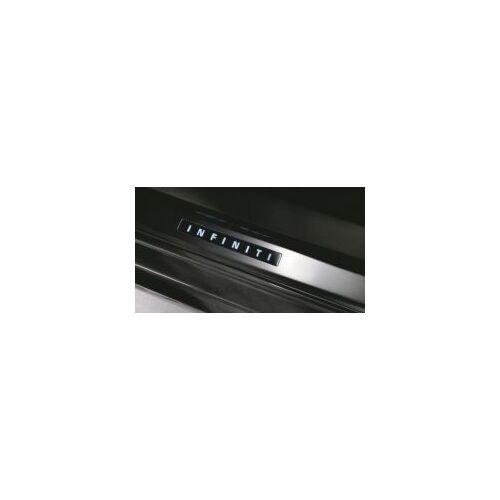 Infiniti OEM Stainless Steel Illuminated Kick Plates - Infiniti G35 G37 Q40 Sedan