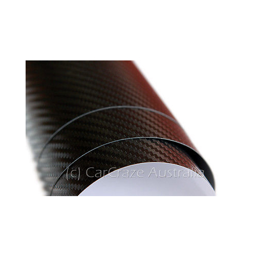 3D Carbon Fibre Fiber Vinyl Car Wrap Film Decal 1M Sheet 100cm x152cm - PREMIUM