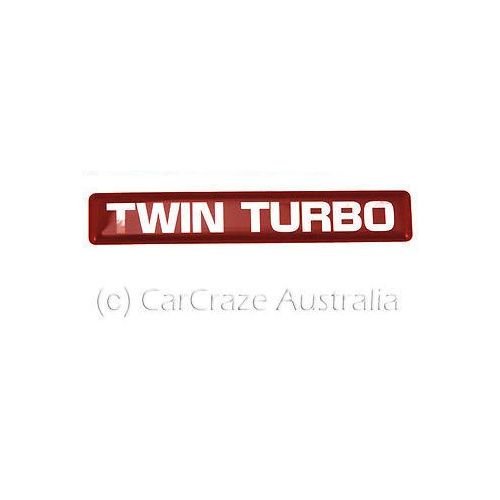Z32 300ZX decal Twin Turbo Plenum (Red)